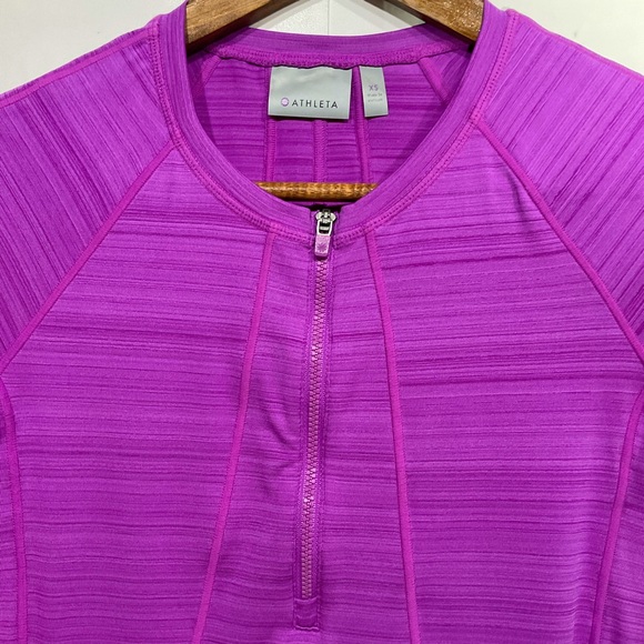 Athleta Quarter Zip Pacifica workout top - Picture 4 of 13